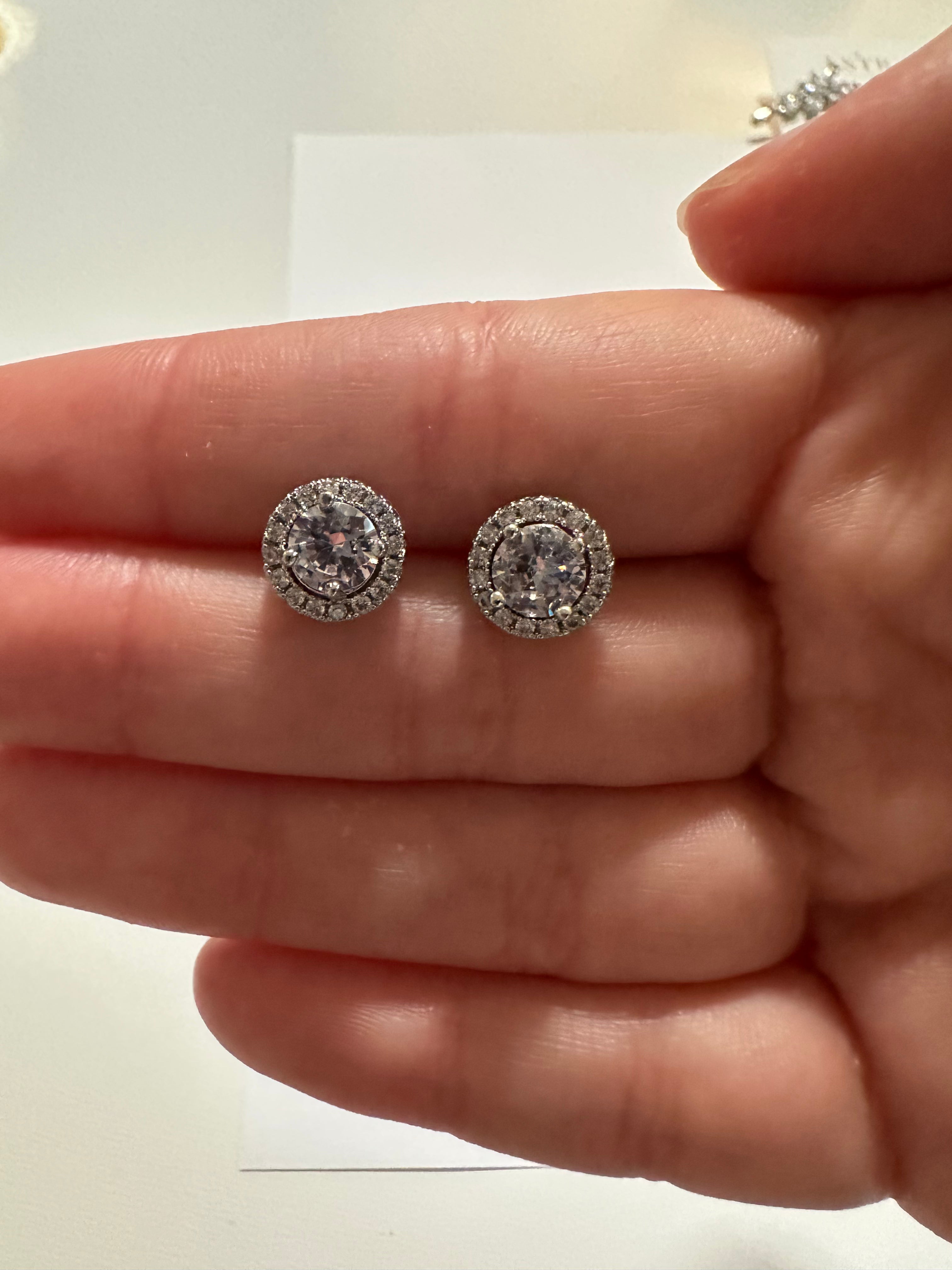 Halo Stud Earrings