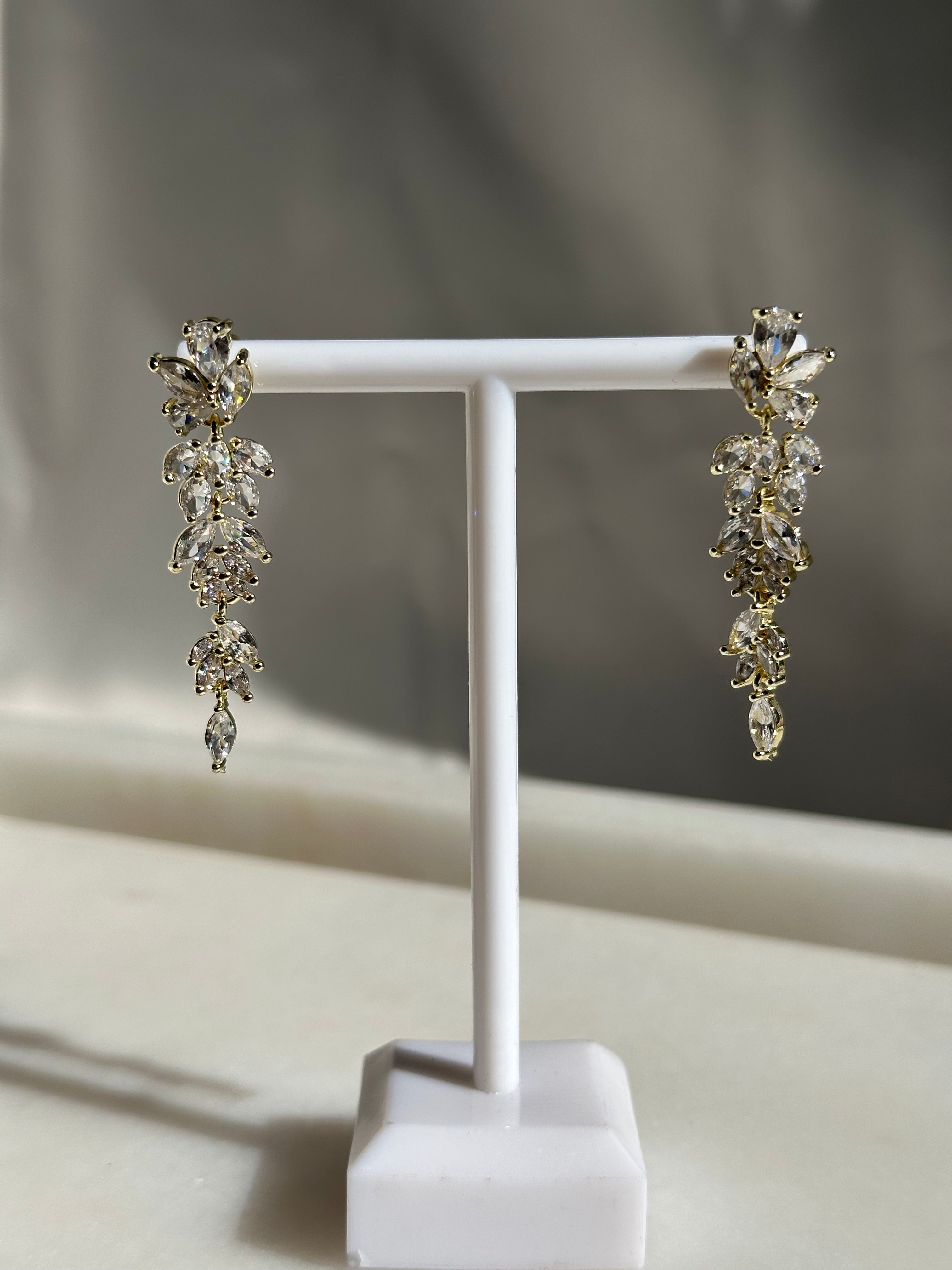 Heartline Drop Earrings