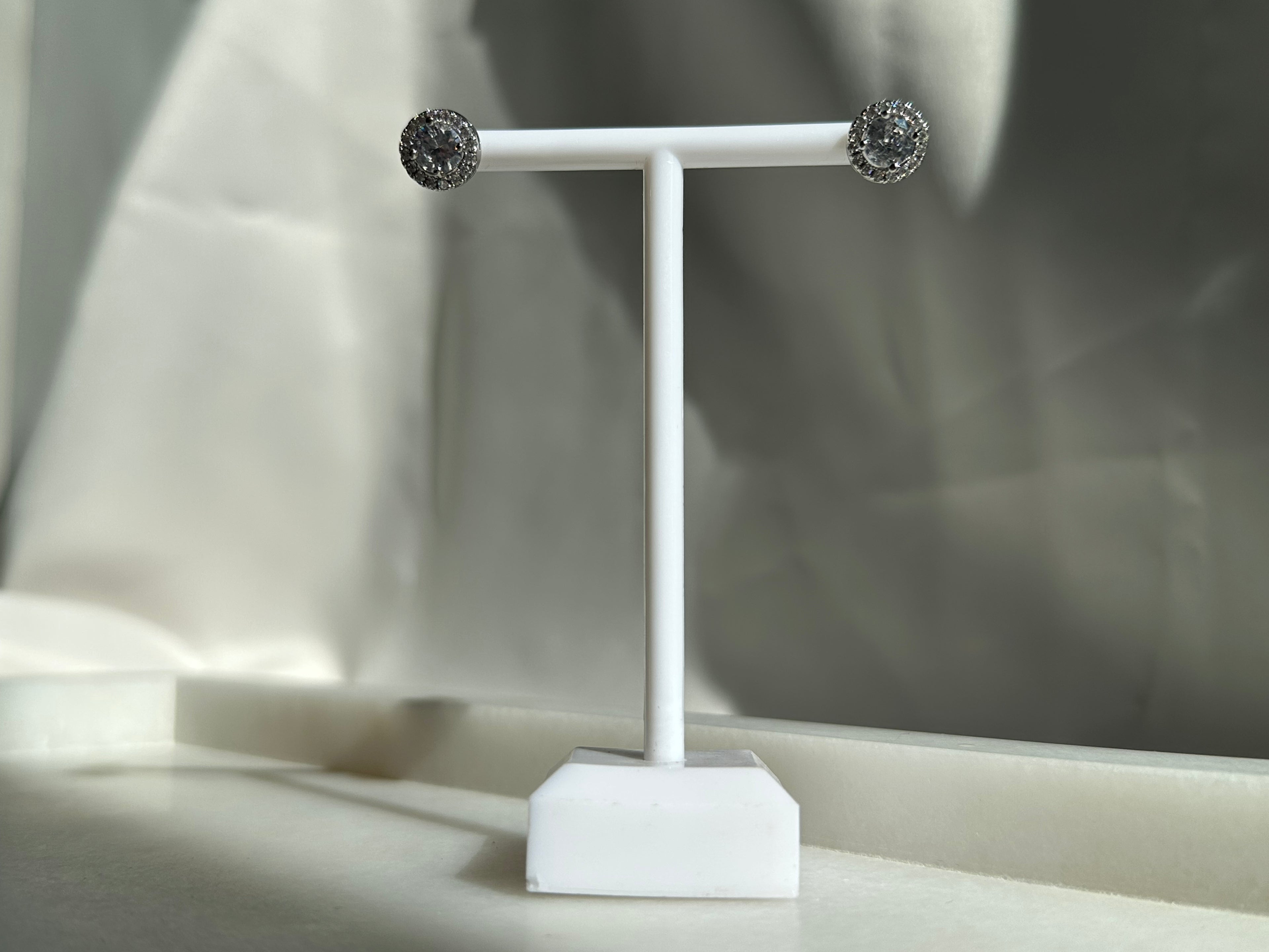 Halo Stud Earrings