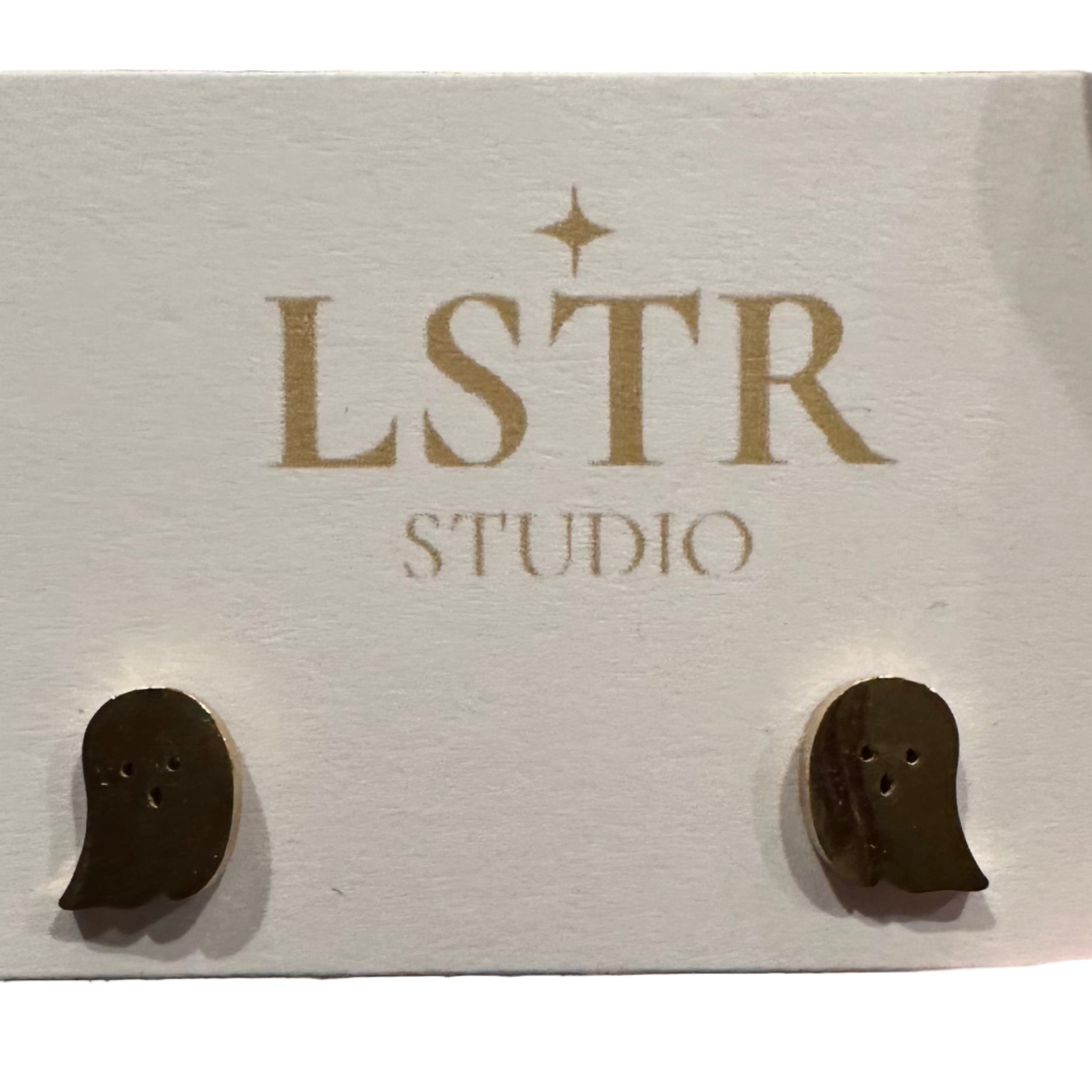 Golden Ghost Studs